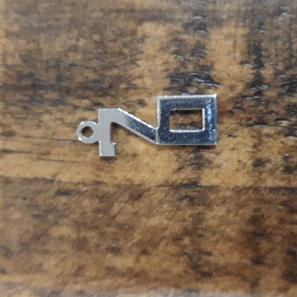 Sterling silver 70 charm